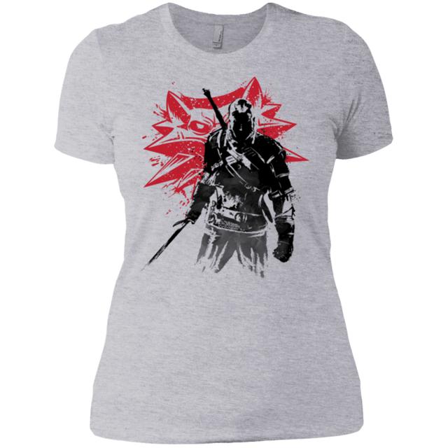 T-Shirts Heather Grey / X-Small The witcher sumi-e Women's Premium T-Shirt