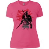 T-Shirts Hot Pink / X-Small The witcher sumi-e Women's Premium T-Shirt