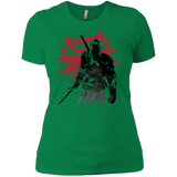 T-Shirts Kelly Green / X-Small The witcher sumi-e Women's Premium T-Shirt
