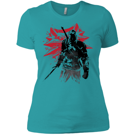 T-Shirts Tahiti Blue / X-Small The witcher sumi-e Women's Premium T-Shirt