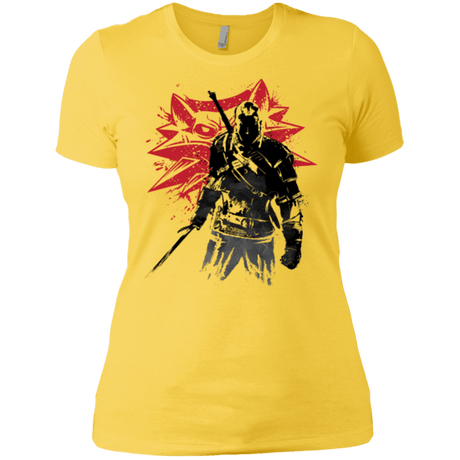 T-Shirts Vibrant Yellow / X-Small The witcher sumi-e Women's Premium T-Shirt