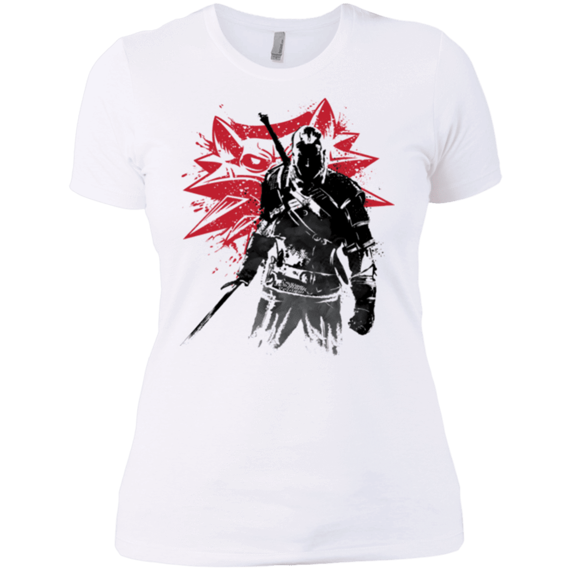 T-Shirts White / X-Small The witcher sumi-e Women's Premium T-Shirt