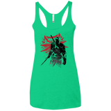 T-Shirts Envy / X-Small The witcher sumi-e Women's Triblend Racerback Tank