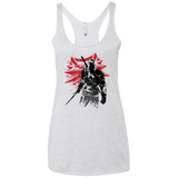T-Shirts Heather White / X-Small The witcher sumi-e Women's Triblend Racerback Tank