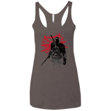 T-Shirts Macchiato / X-Small The witcher sumi-e Women's Triblend Racerback Tank