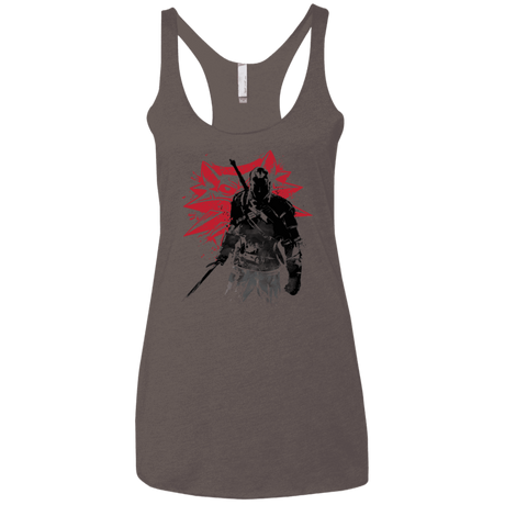 T-Shirts Macchiato / X-Small The witcher sumi-e Women's Triblend Racerback Tank