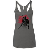 T-Shirts Premium Heather / X-Small The witcher sumi-e Women's Triblend Racerback Tank