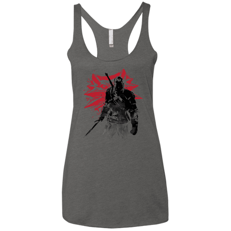 T-Shirts Premium Heather / X-Small The witcher sumi-e Women's Triblend Racerback Tank