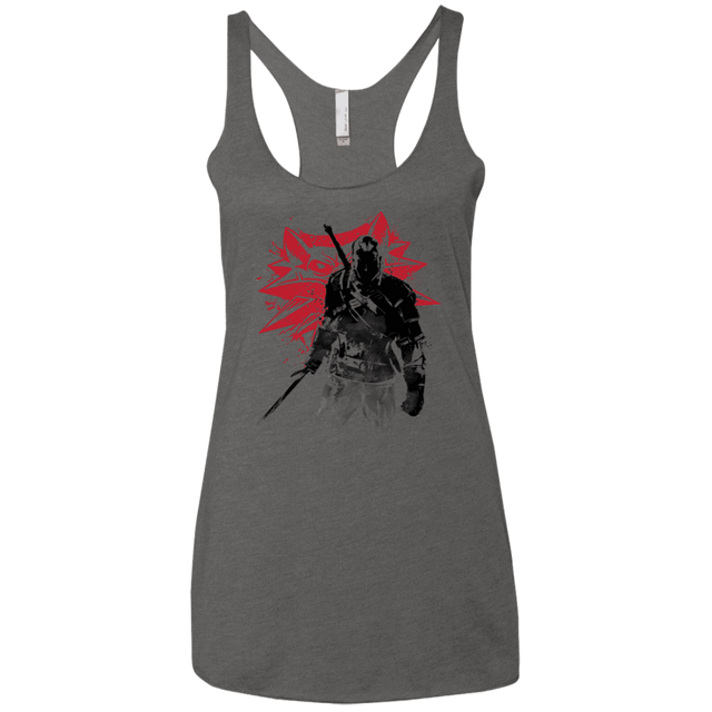 T-Shirts Premium Heather / X-Small The witcher sumi-e Women's Triblend Racerback Tank