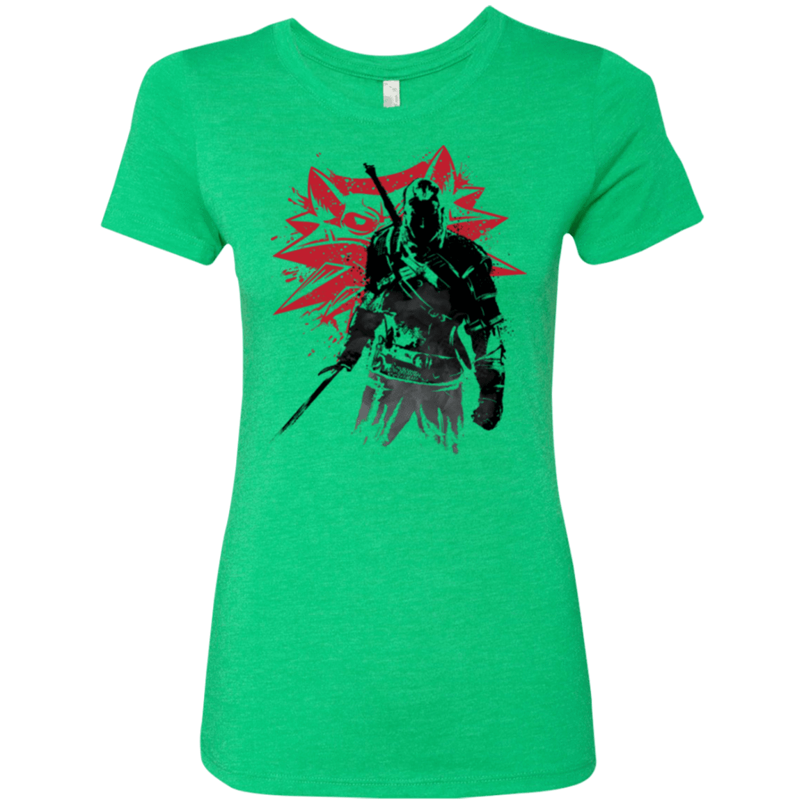 T-Shirts Envy / Small The witcher sumi-e Women's Triblend T-Shirt