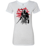 T-Shirts Heather White / Small The witcher sumi-e Women's Triblend T-Shirt