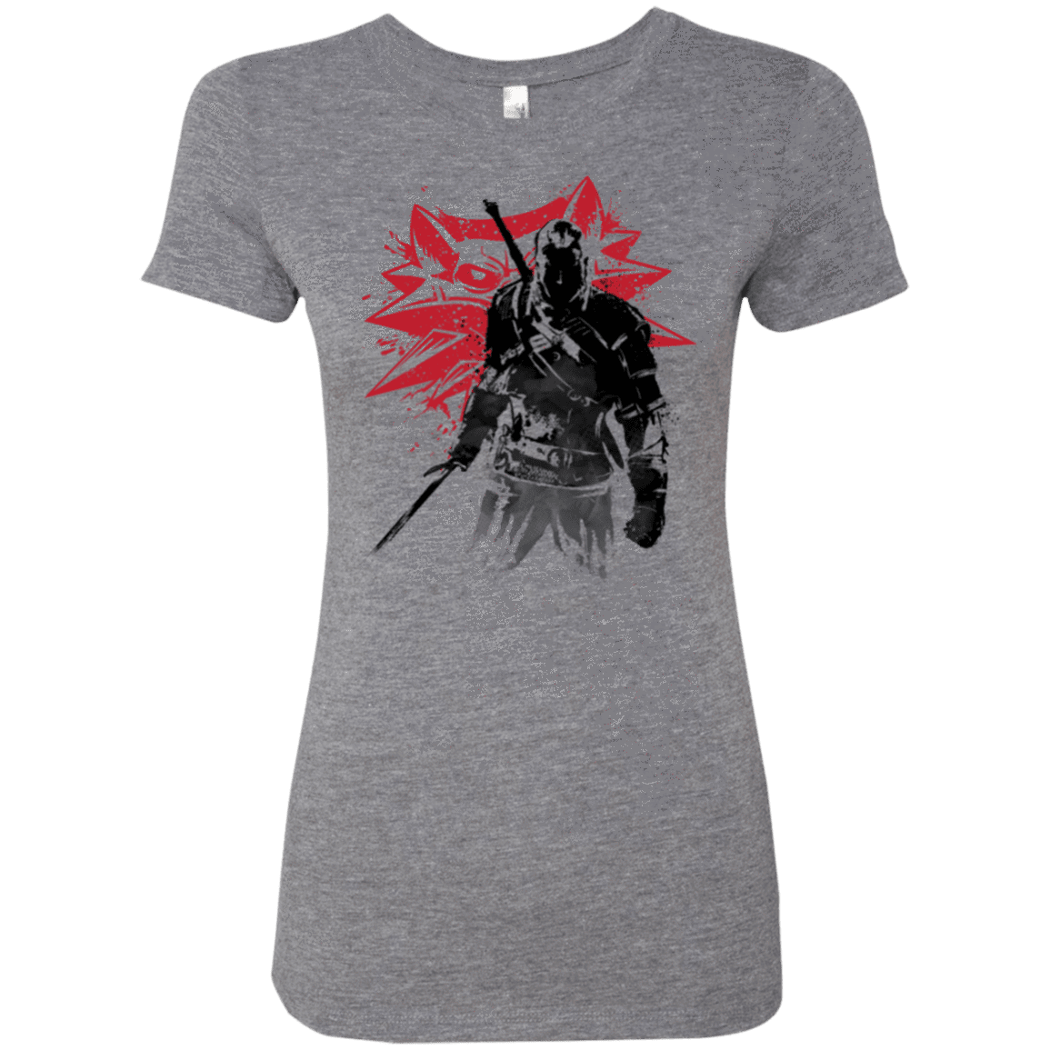 T-Shirts Premium Heather / Small The witcher sumi-e Women's Triblend T-Shirt