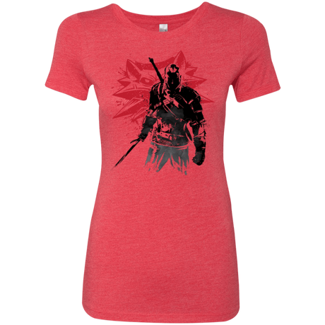 T-Shirts Vintage Red / Small The witcher sumi-e Women's Triblend T-Shirt