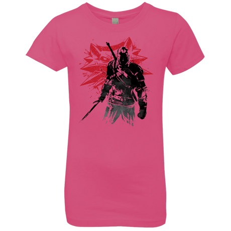 T-Shirts Hot Pink / YXS The Witcher Sumie Girls Premium T-Shirt