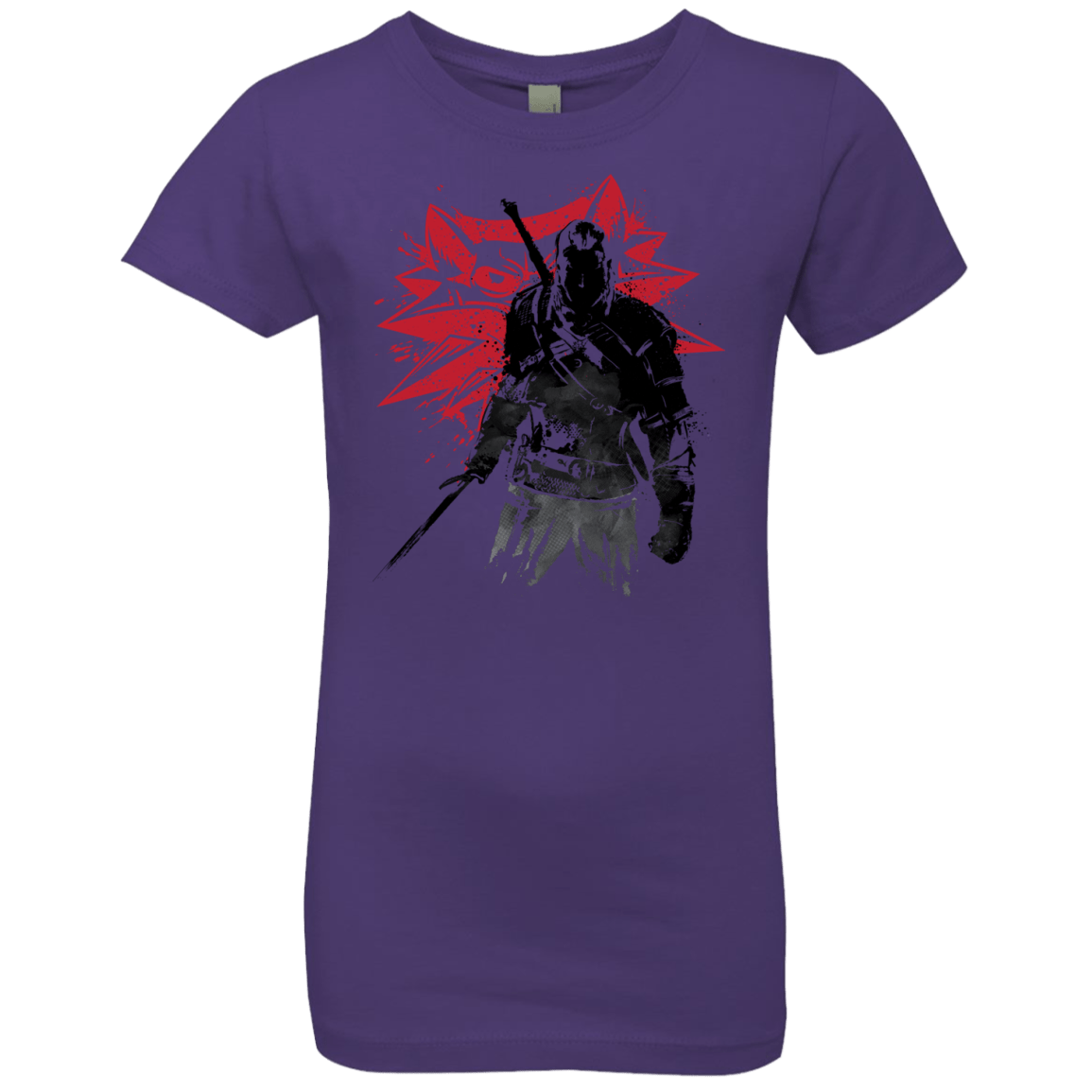 T-Shirts Purple Rush / YXS The Witcher Sumie Girls Premium T-Shirt