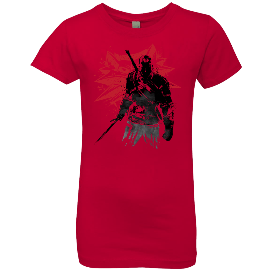 T-Shirts Red / YXS The Witcher Sumie Girls Premium T-Shirt