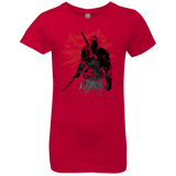 T-Shirts Red / YXS The Witcher Sumie Girls Premium T-Shirt