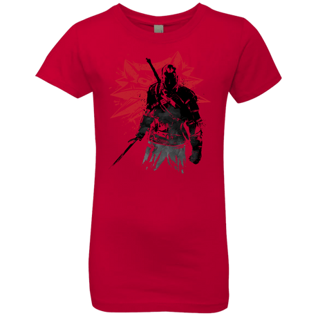 T-Shirts Red / YXS The Witcher Sumie Girls Premium T-Shirt