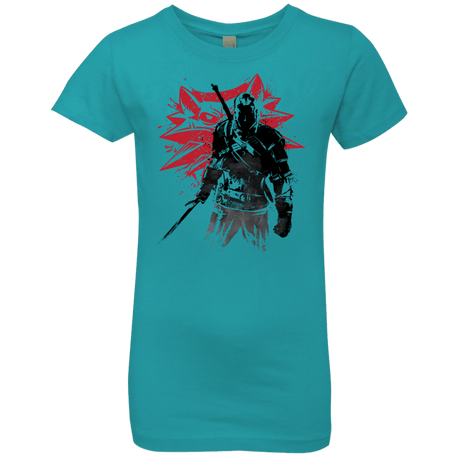 T-Shirts Tahiti Blue / YXS The Witcher Sumie Girls Premium T-Shirt