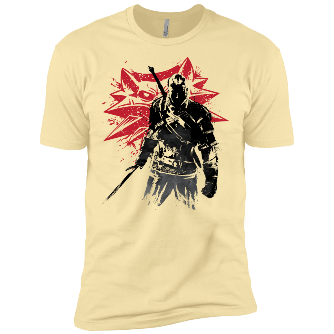 T-Shirts Banana Cream / X-Small The Witcher Sumie Men's Premium T-Shirt