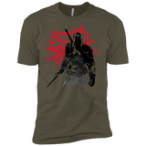 T-Shirts Military Green / X-Small The Witcher Sumie Men's Premium T-Shirt