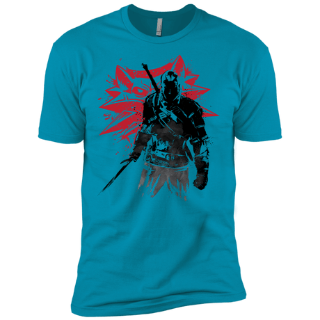 T-Shirts Turquoise / X-Small The Witcher Sumie Men's Premium T-Shirt