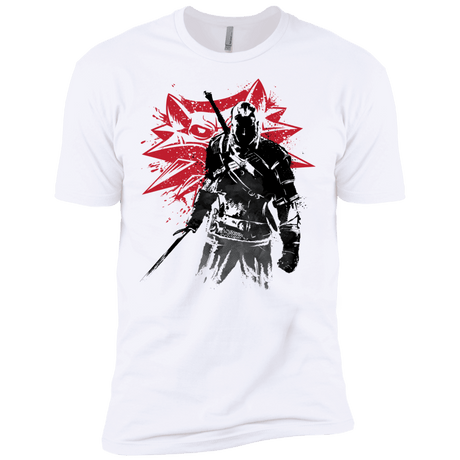 T-Shirts White / X-Small The Witcher Sumie Men's Premium T-Shirt