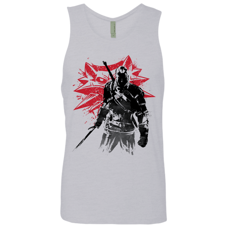 T-Shirts Heather Grey / Small The Witcher Sumie Men's Premium Tank Top