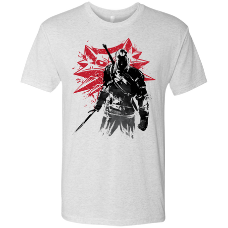 T-Shirts Heather White / Small The Witcher Sumie Men's Triblend T-Shirt