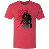 T-Shirts Vintage Red / Small The Witcher Sumie Men's Triblend T-Shirt