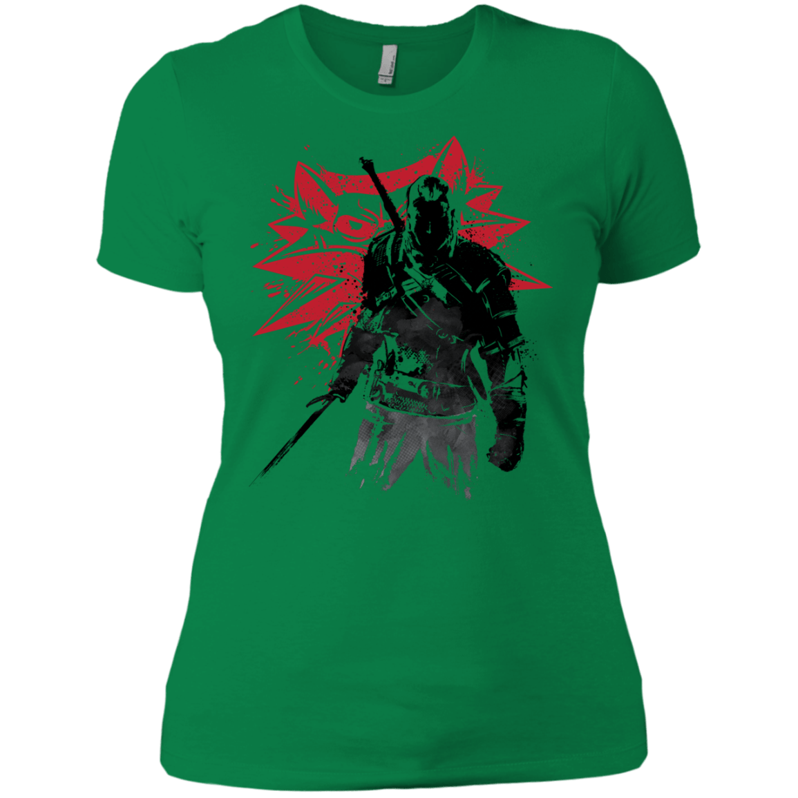 T-Shirts Kelly Green / X-Small The Witcher Sumie Women's Premium T-Shirt