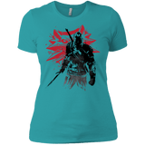T-Shirts Tahiti Blue / X-Small The Witcher Sumie Women's Premium T-Shirt