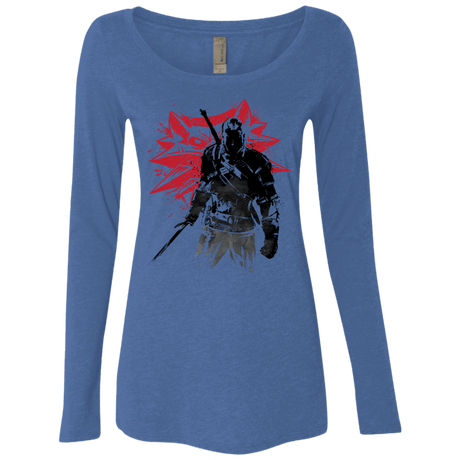 T-Shirts Vintage Royal / Small The Witcher Sumie Women's Triblend Long Sleeve Shirt