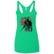 T-Shirts Envy / X-Small The Witcher Sumie Women's Triblend Racerback Tank