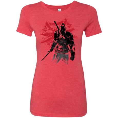 T-Shirts Vintage Red / Small The Witcher Sumie Women's Triblend T-Shirt