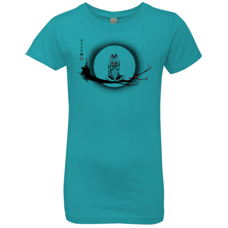 T-Shirts Tahiti Blue / YXS The Wolf Girl Girls Premium T-Shirt