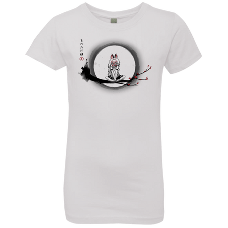 T-Shirts White / YXS The Wolf Girl Girls Premium T-Shirt