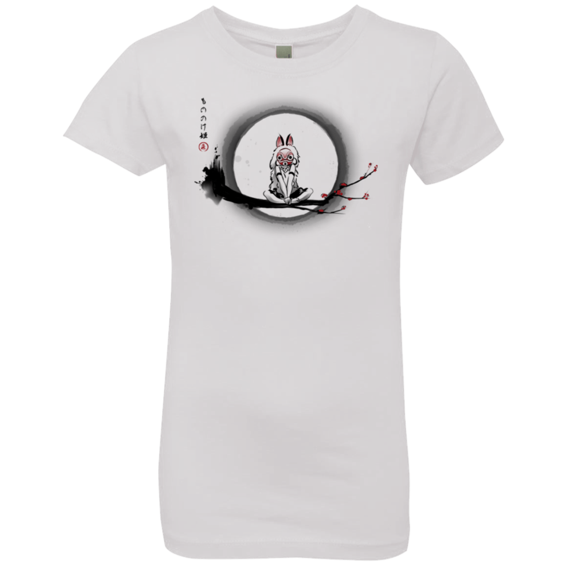 T-Shirts White / YXS The Wolf Girl Girls Premium T-Shirt