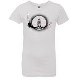 T-Shirts White / YXS The Wolf Girl Girls Premium T-Shirt