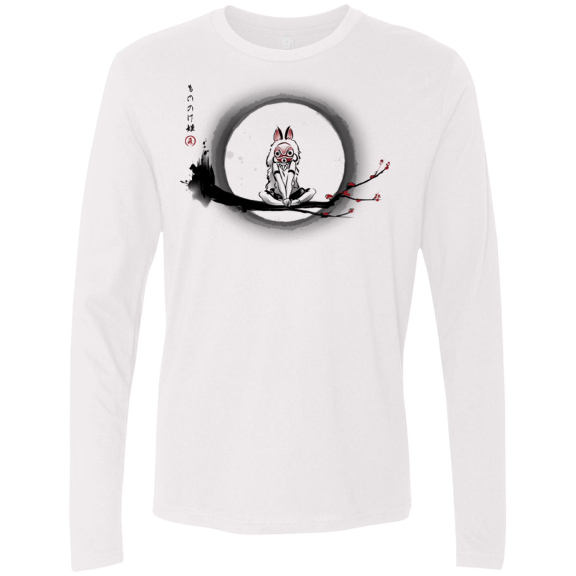 T-Shirts White / Small The Wolf Girl Men's Premium Long Sleeve