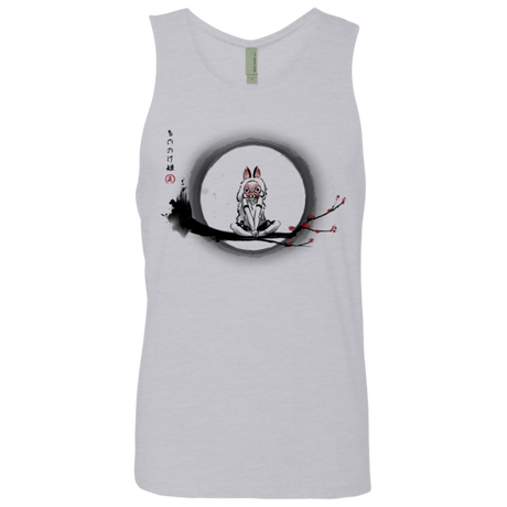 T-Shirts Heather Grey / Small The Wolf Girl Men's Premium Tank Top