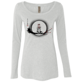 T-Shirts Heather White / Small The Wolf Girl Women's Triblend Long Sleeve Shirt