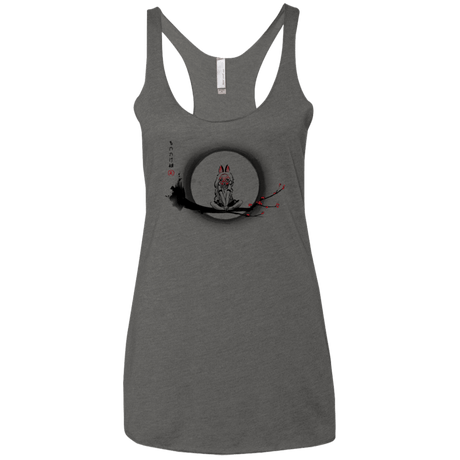 T-Shirts Premium Heather / X-Small The Wolf Girl Women's Triblend Racerback Tank