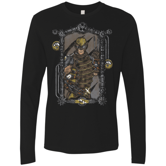 T-Shirts Black / Small The Wolf Men's Premium Long Sleeve