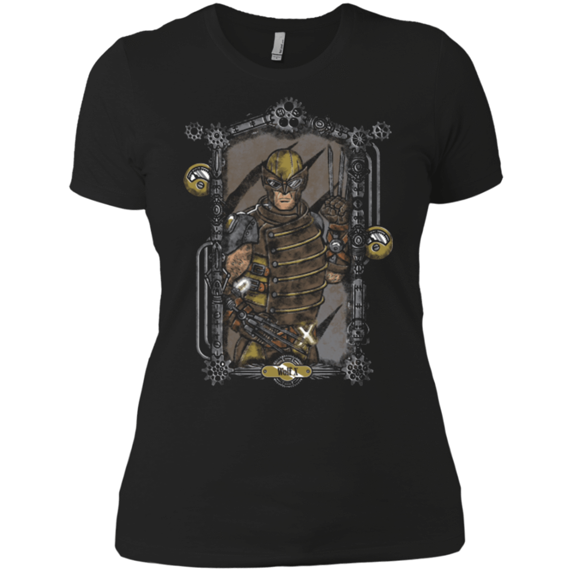 T-Shirts Black / X-Small The Wolf Women's Premium T-Shirt