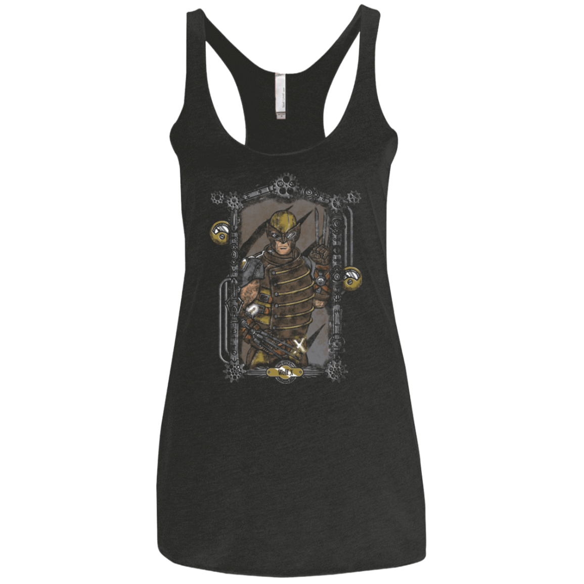 T-Shirts Vintage Black / X-Small The Wolf Women's Triblend Racerback Tank