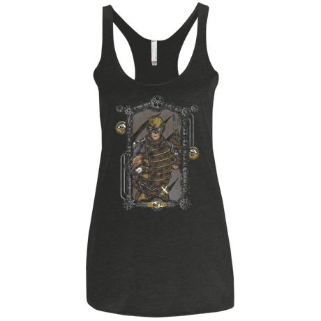 T-Shirts Vintage Black / X-Small The Wolf Women's Triblend Racerback Tank