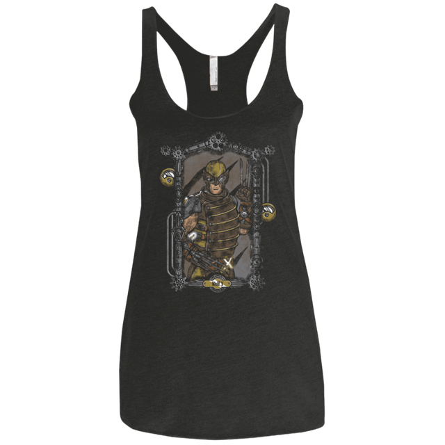 T-Shirts Vintage Black / X-Small The Wolf Women's Triblend Racerback Tank