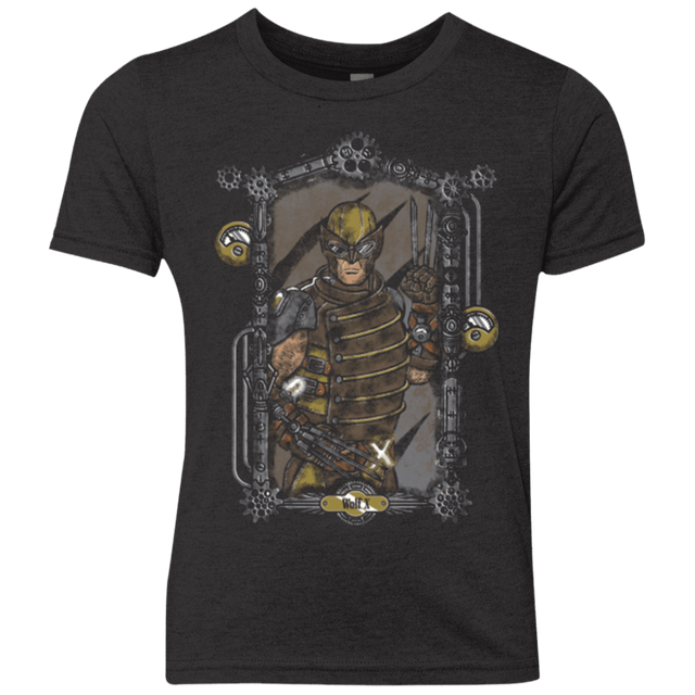 T-Shirts Vintage Black / YXS The Wolf Youth Triblend T-Shirt