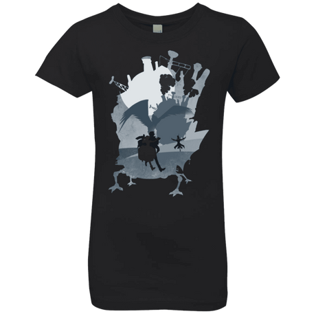 T-Shirts Black / YXS The Wonder Castle Girls Premium T-Shirt